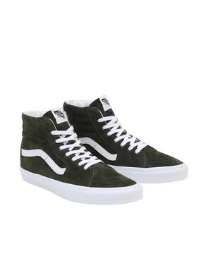 Vans Sk8-Hi High water repellent pig suede dark green women’s 8 or men’s 6.5